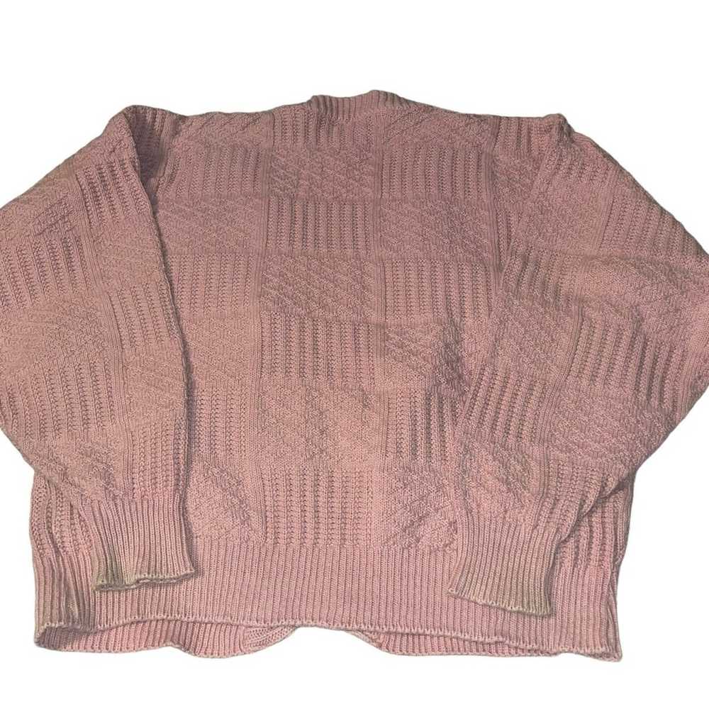 Vintage 80s 90s J.J. Cochran heavy cotton Knit Ca… - image 6