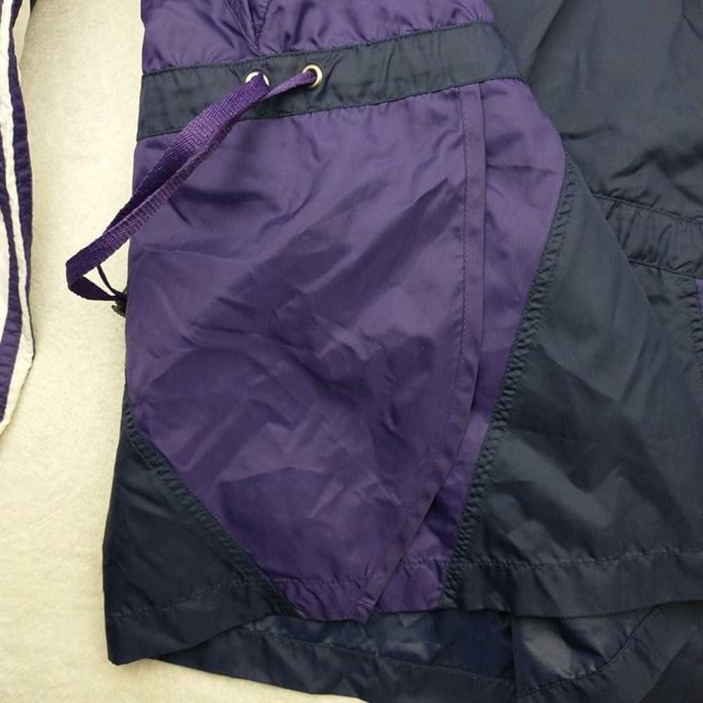 Vintage 90s Y2K Adidas Womens Small Purple Three … - image 6