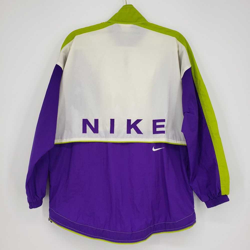 Vintage 90s Nike Windbreaker Jacket Womens S Zip … - image 2