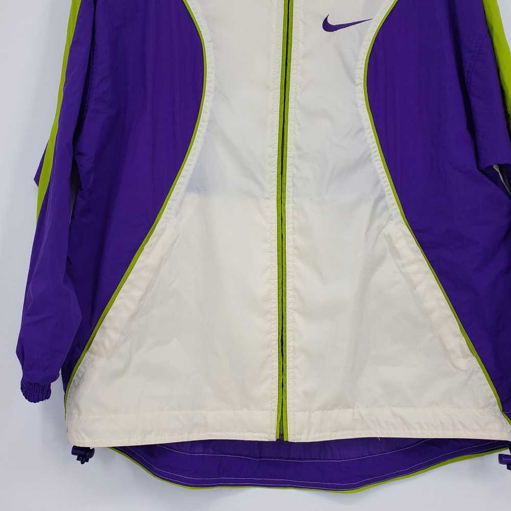 Vintage 90s Nike Windbreaker Jacket Womens S Zip … - image 5