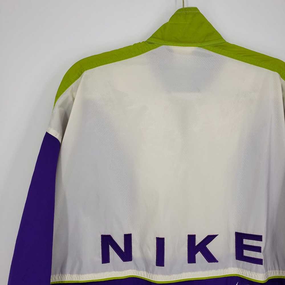 Vintage 90s Nike Windbreaker Jacket Womens S Zip … - image 6