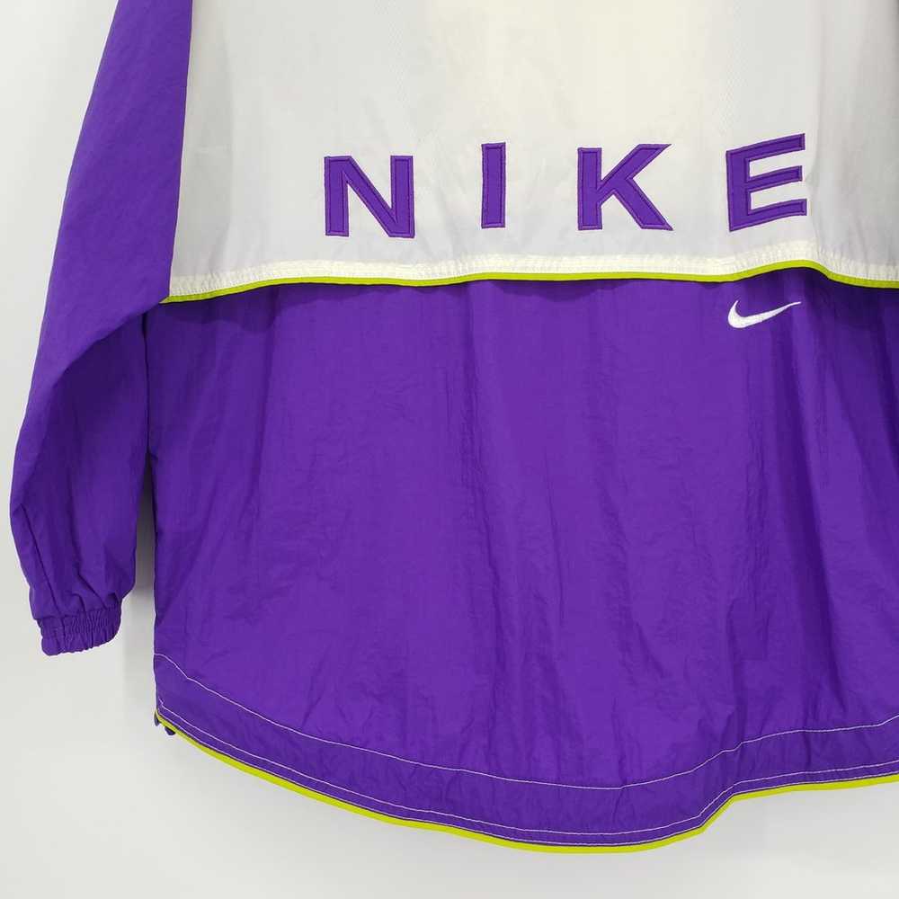 Vintage 90s Nike Windbreaker Jacket Womens S Zip … - image 7