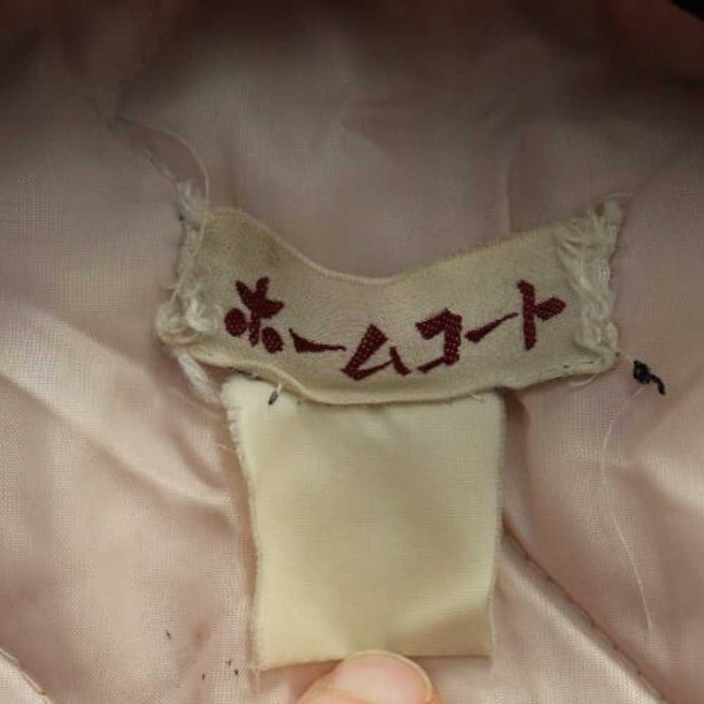 Vintage Japanese Quilted Padded Hanten Kimono Jac… - image 4