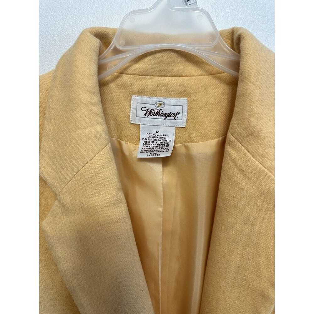 Vintage Worthington Peach 100% Wool Blazer Women'… - image 2