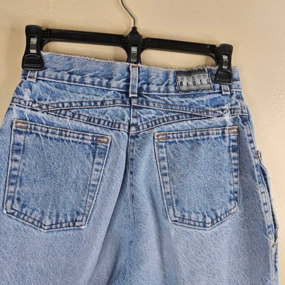 Vintage Sunset Blues High Waisted Pleated jeans s… - image 8