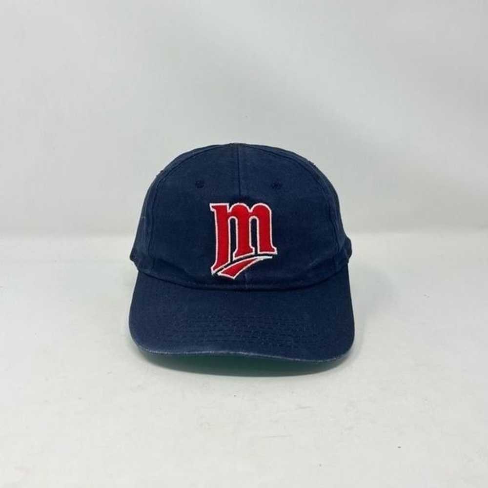 Vintage Minnesota Twins Hat Cap Snapback MLB Navy… - image 1