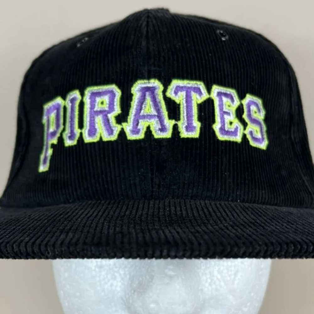 Vintage MLB Pittsburgh Pirates Snapback Hat Baseb… - image 2