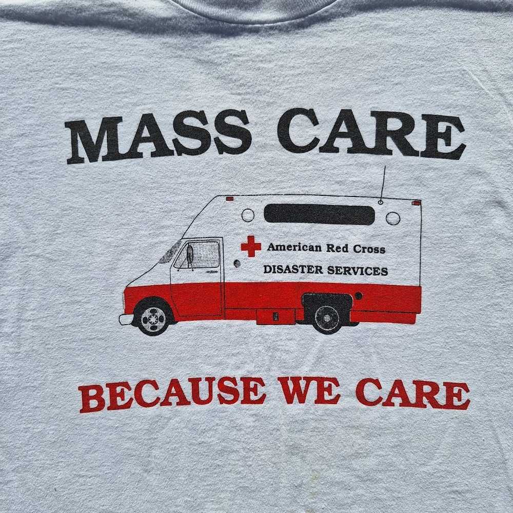 Vintage Red Cross Graphic T-shirt - image 2