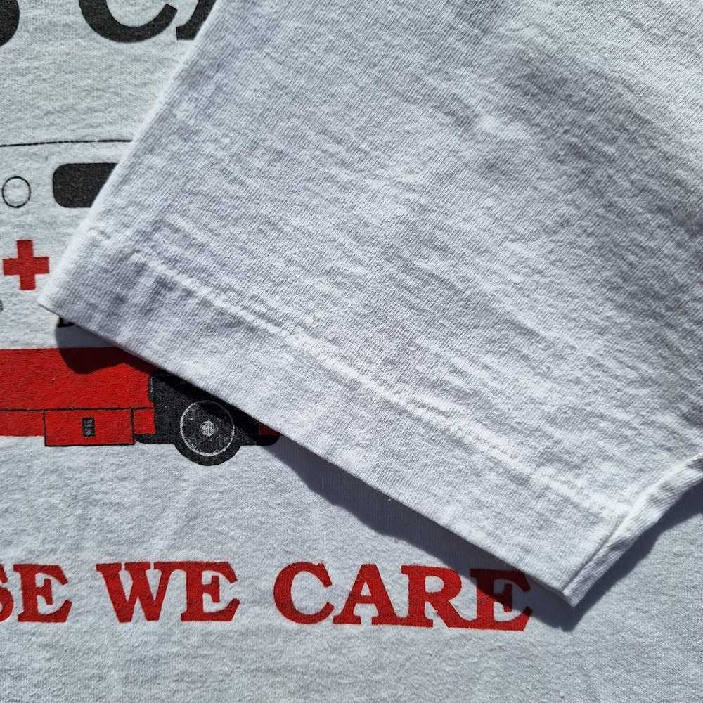 Vintage Red Cross Graphic T-shirt - image 3