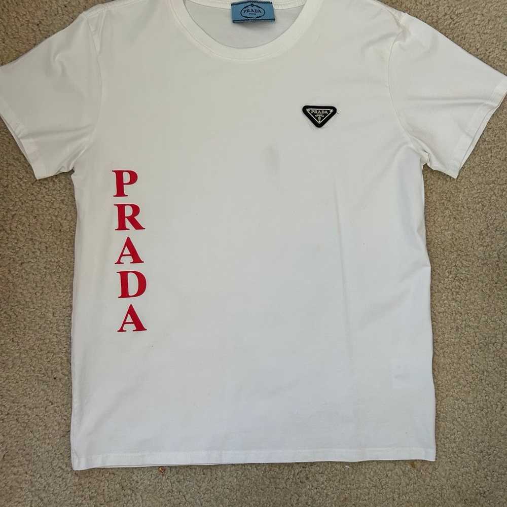 white Prada t-shirt - image 1