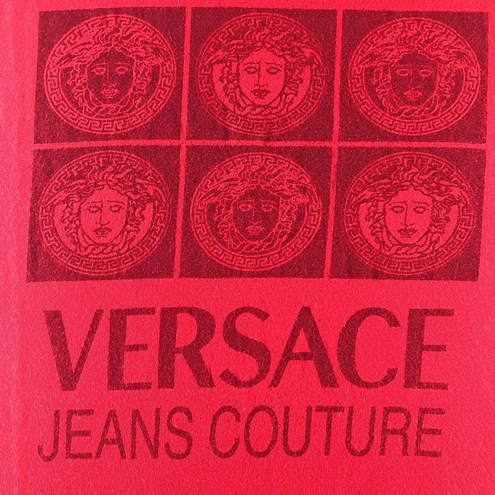 Vintage 90’s Versace Jeans Couture Designer Tee S… - image 2