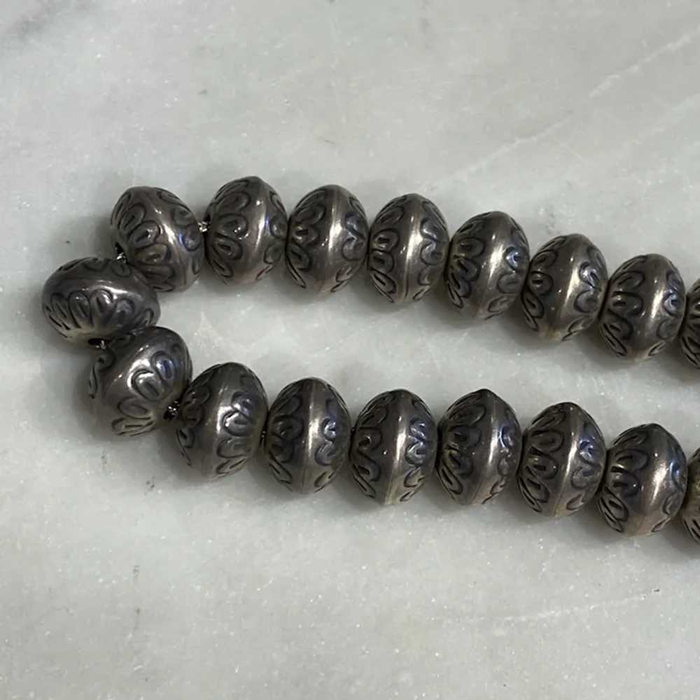 Sterling Silver Navajo Beads - image 3