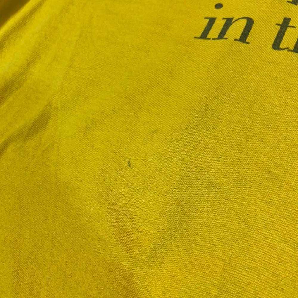 90s yellow cigarette tee shirt - image 3