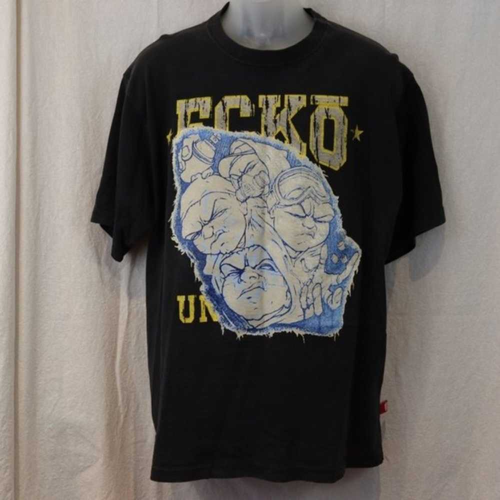 Ecko Unlimited Vintage Graphic Tshirt Black XXL - image 2