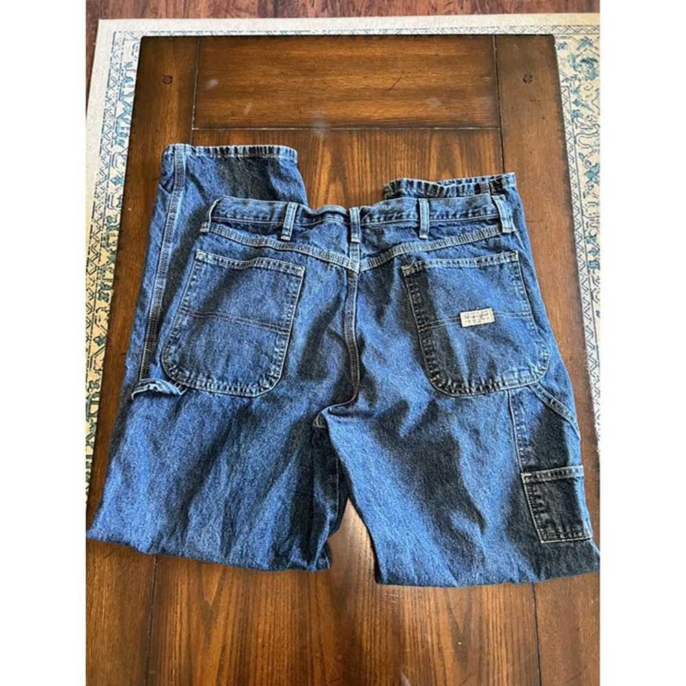 Vintage Wrangler Medium Wash Carpenter Jeans Men'… - image 5