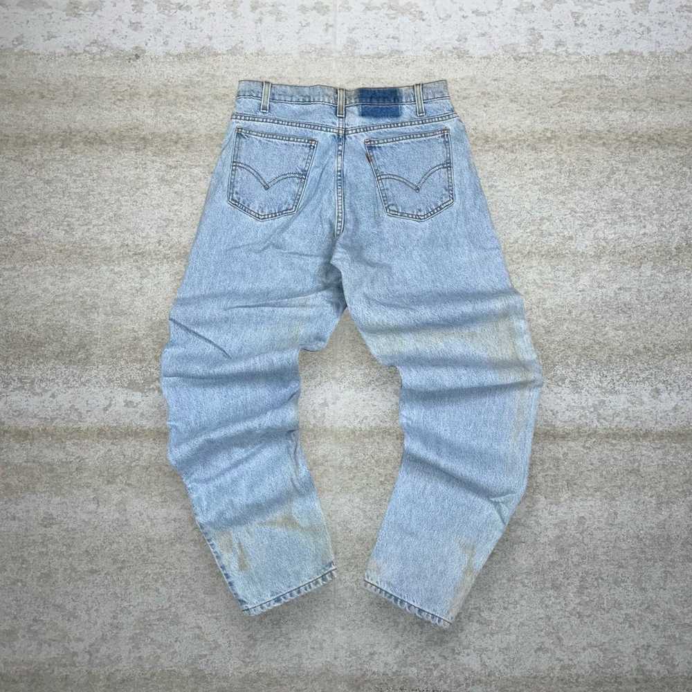 True Vintage Orange Tab Levis Jeans Straight Fit … - image 1