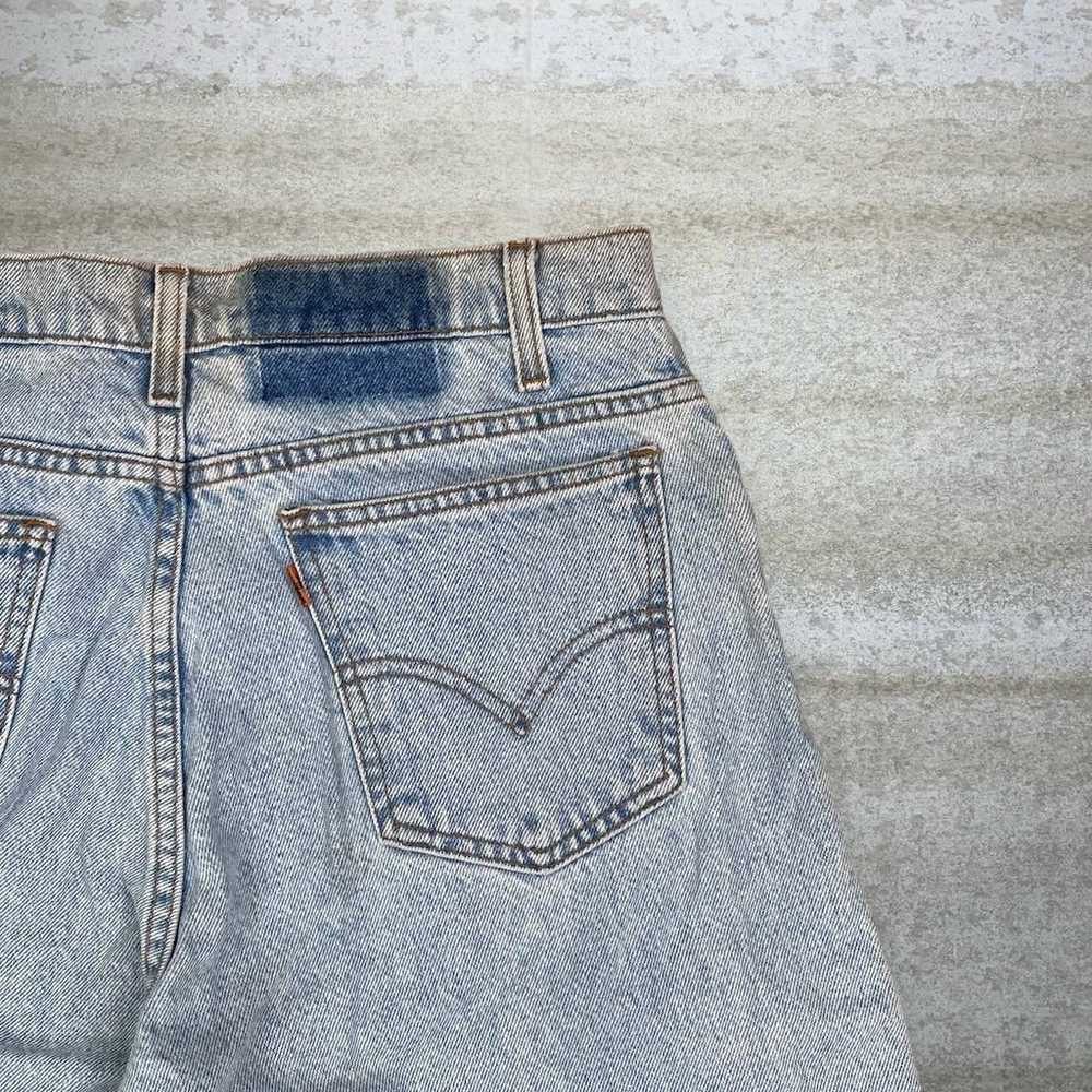 True Vintage Orange Tab Levis Jeans Straight Fit … - image 3