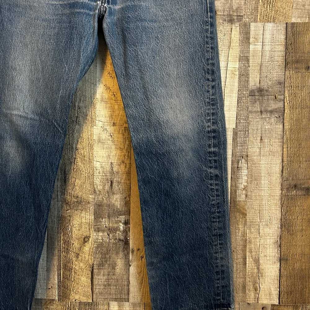 Vintage 90s Levi’s 501XX Jeans Faded Distressed U… - image 10