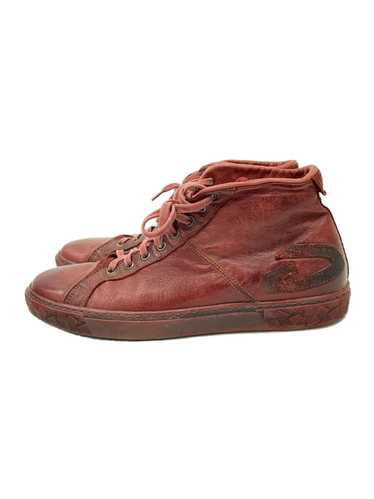 Alberto Guardiani High Cut Sneakers/40/Red/Leather