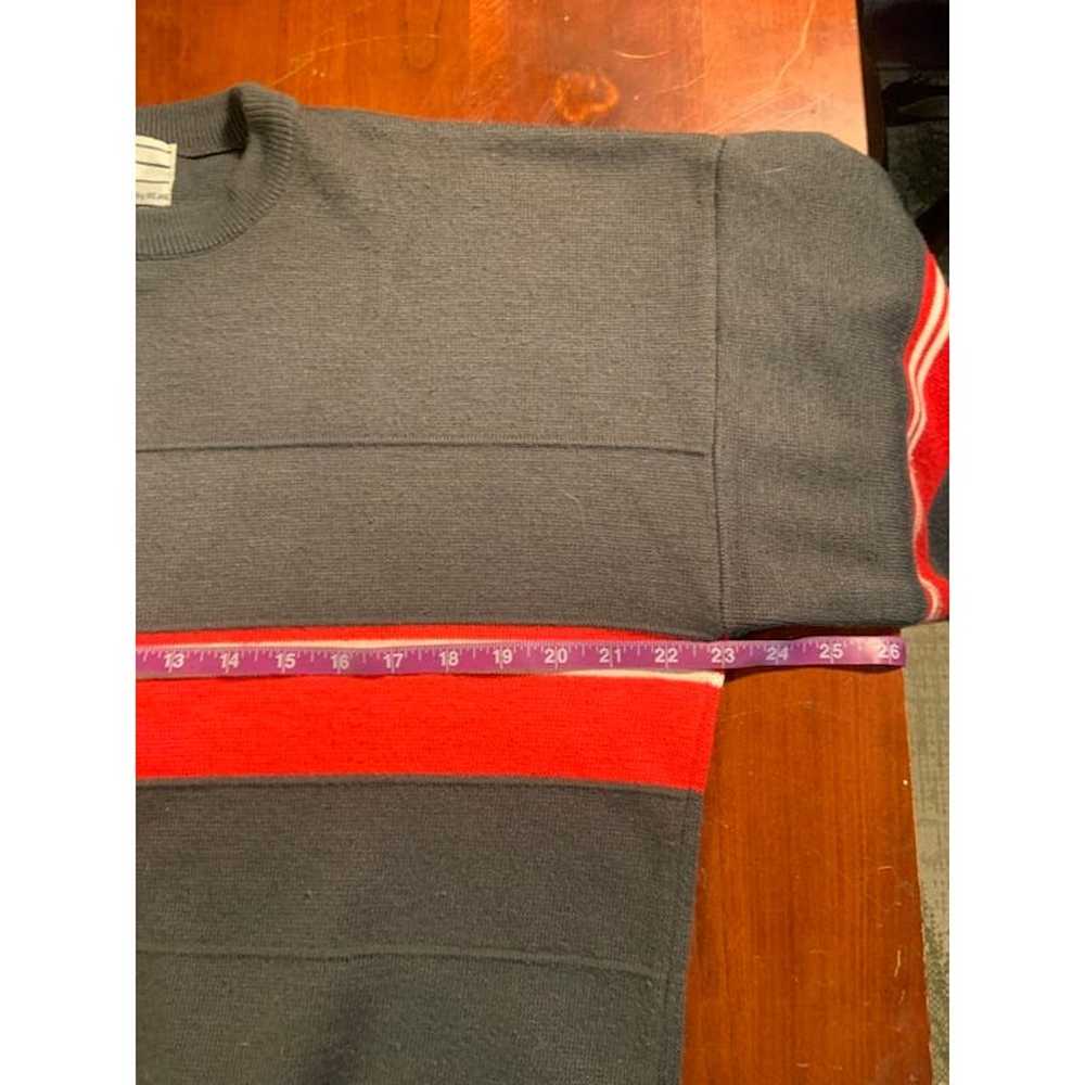 Vintage Tyrolia By Head sweater Ski gray striped … - image 7