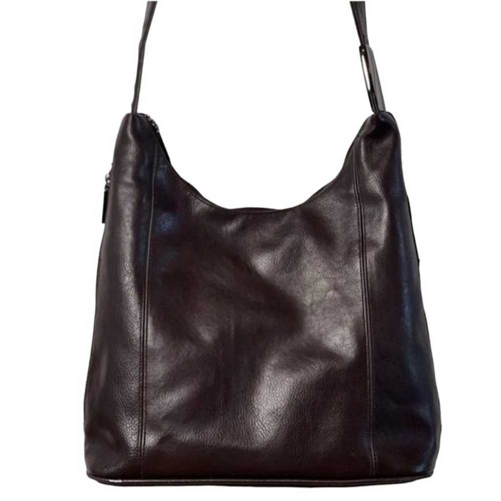 Bueno Leather Shoulder Bag Brown - image 3