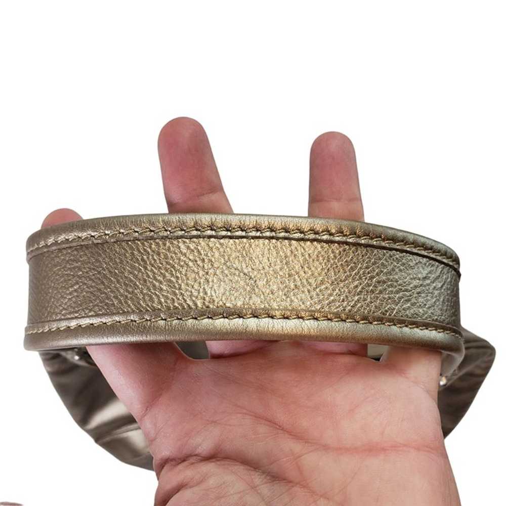 Michael Michael Kors Gold Metallic Leather Boho H… - image 7