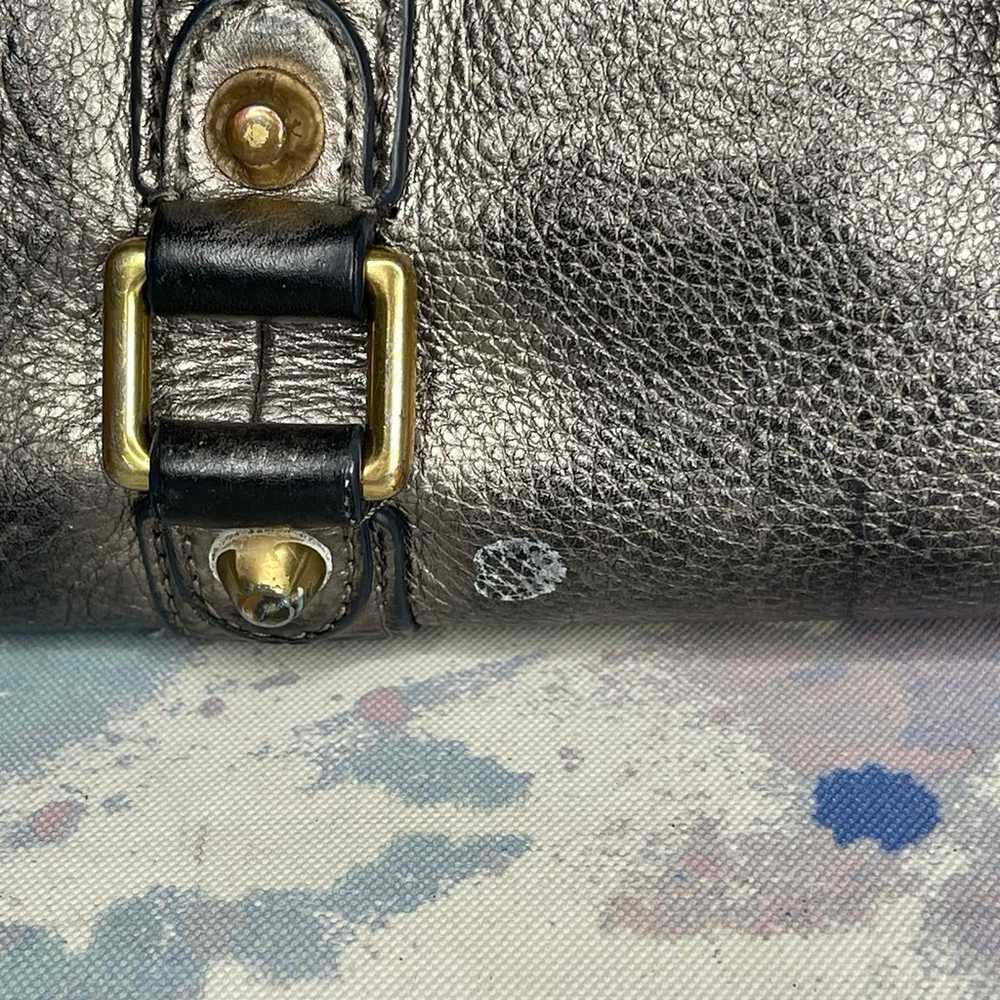 Juicy Couture Leather Satchel Bag with Gem Charms - image 5