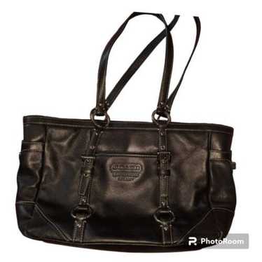 COACH Black Handbag Convertible Crossbody Leather… - image 1