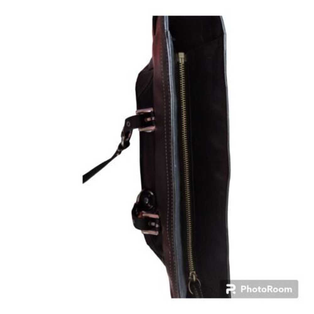 COACH Black Handbag Convertible Crossbody Leather… - image 5