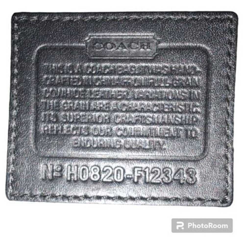 COACH Black Handbag Convertible Crossbody Leather… - image 6
