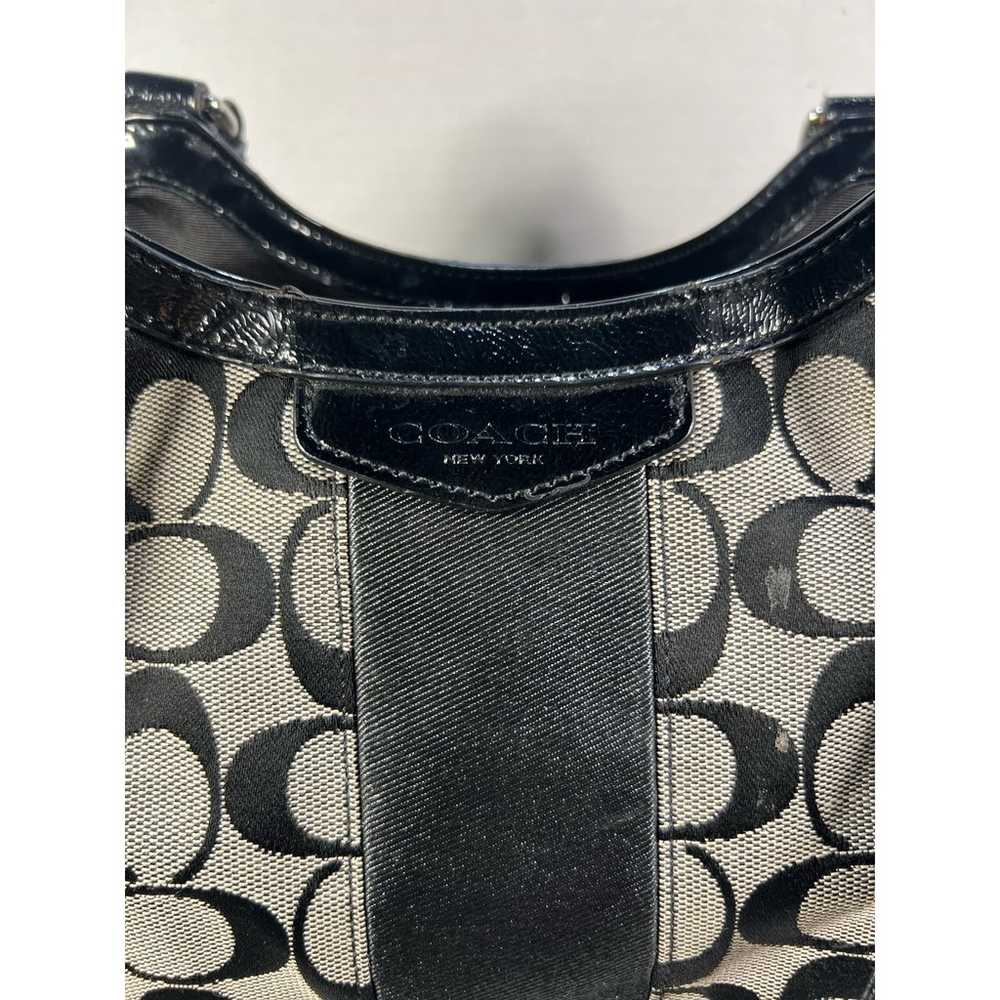 Coach Gray/Black Shoulder Handbag Purse - image 4