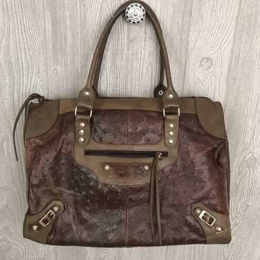 Vianiala large tote bag purse brown leather bag os
