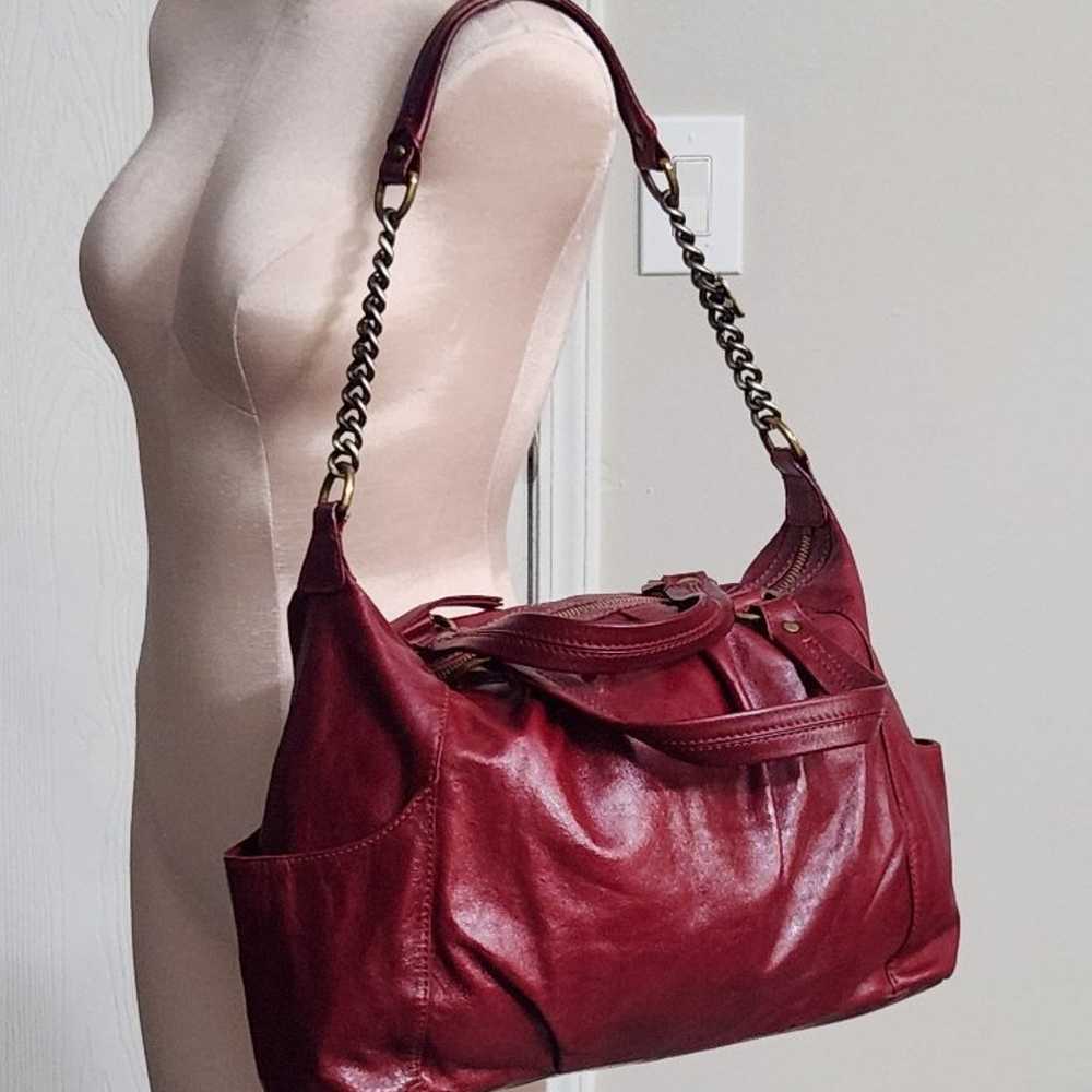 Hobo Leather shoulder bag - image 9