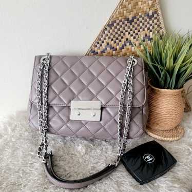 Michael kors quilted leather flap chain bag