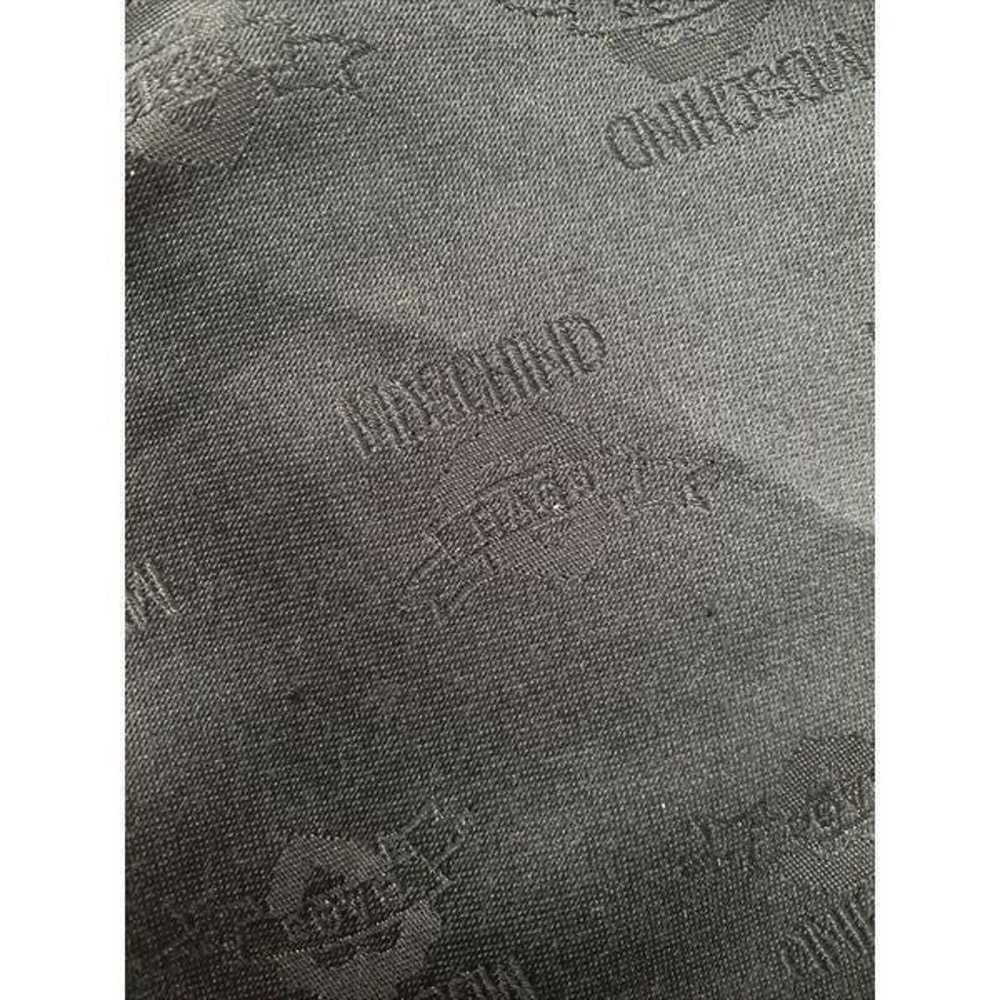 Moschino Black Nylon Shoulder Bag Purse Buckle Le… - image 10