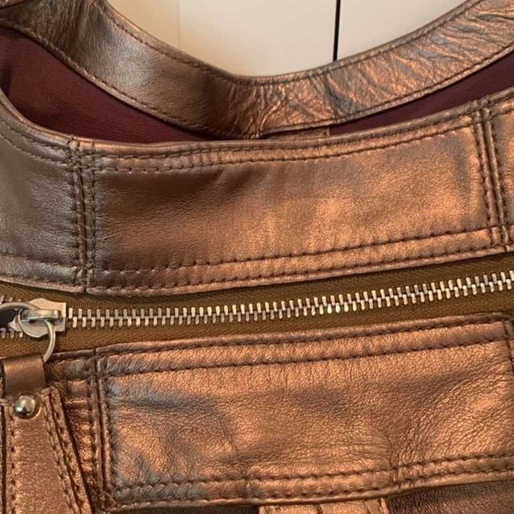 COACH Soho Lynn Bronze Leather Hobo Shoulder Bag … - image 3