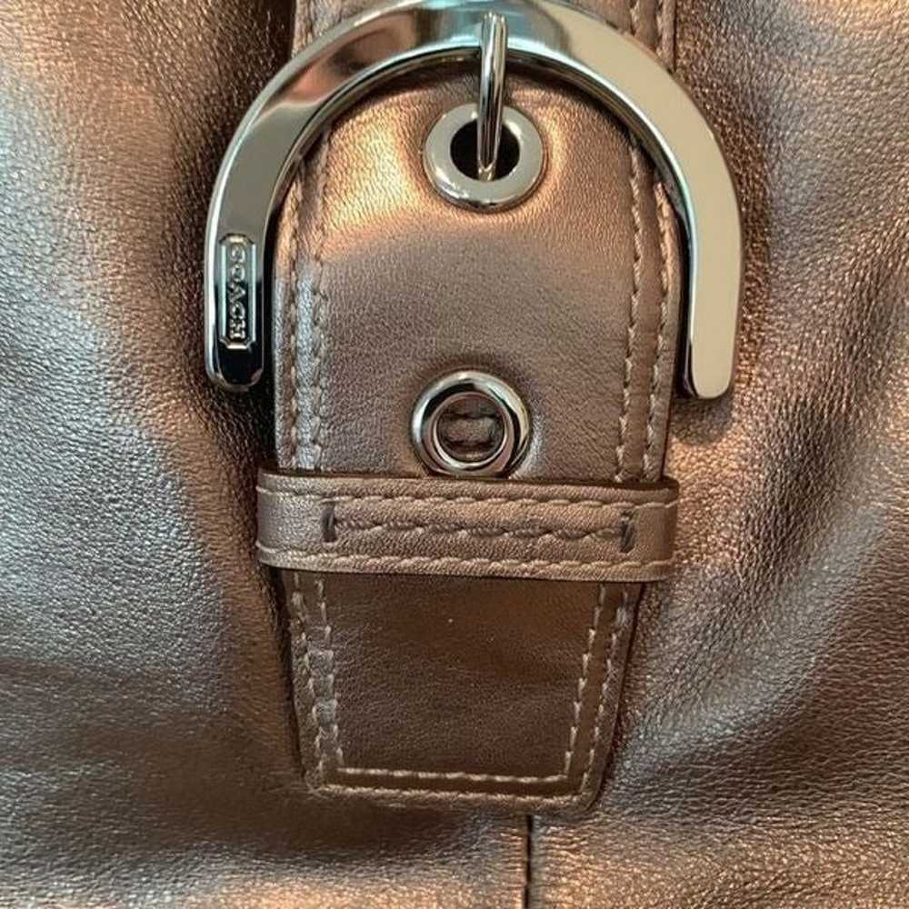 COACH Soho Lynn Bronze Leather Hobo Shoulder Bag … - image 6