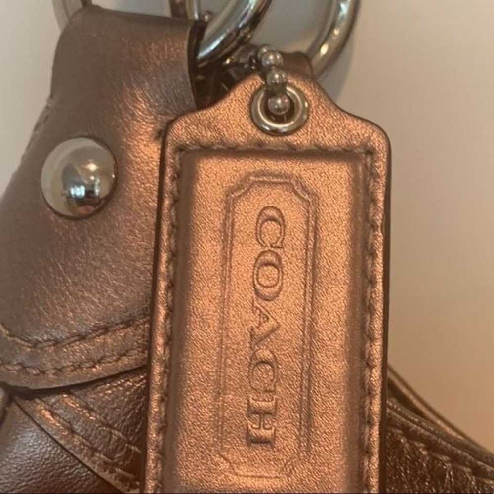 COACH Soho Lynn Bronze Leather Hobo Shoulder Bag … - image 7