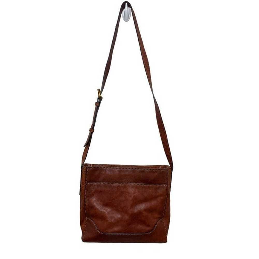 Frye Brown Leather Crossbody Messenger Bag - image 3