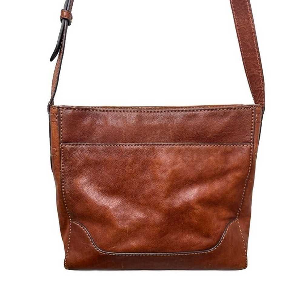Frye Brown Leather Crossbody Messenger Bag - image 4