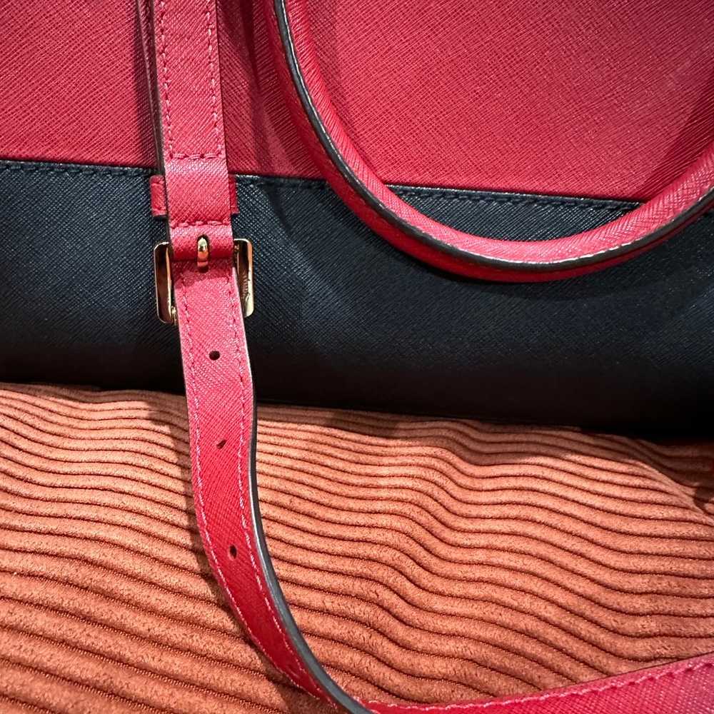 Michael Kors Red & Black Handbag - image 3
