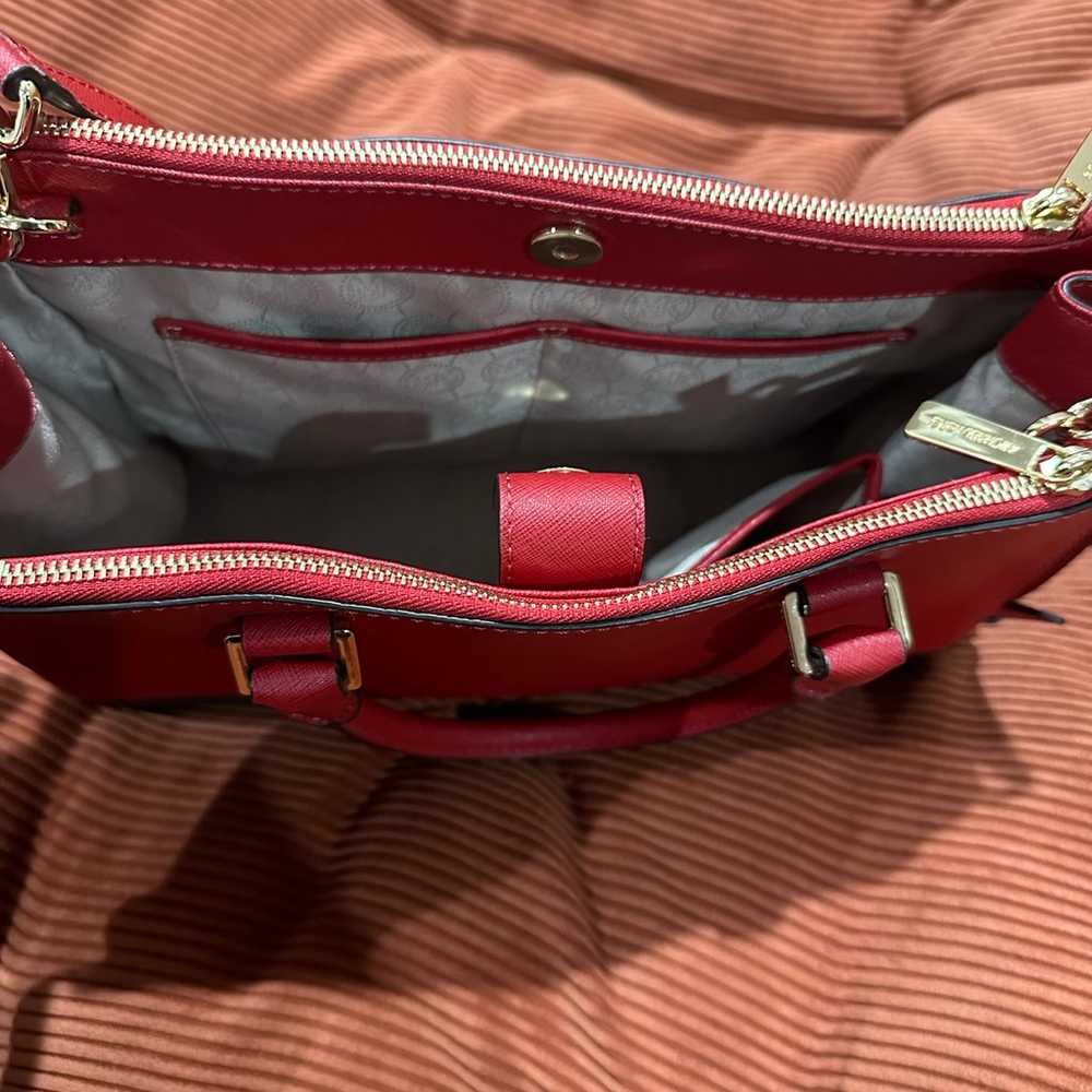 Michael Kors Red & Black Handbag - image 6