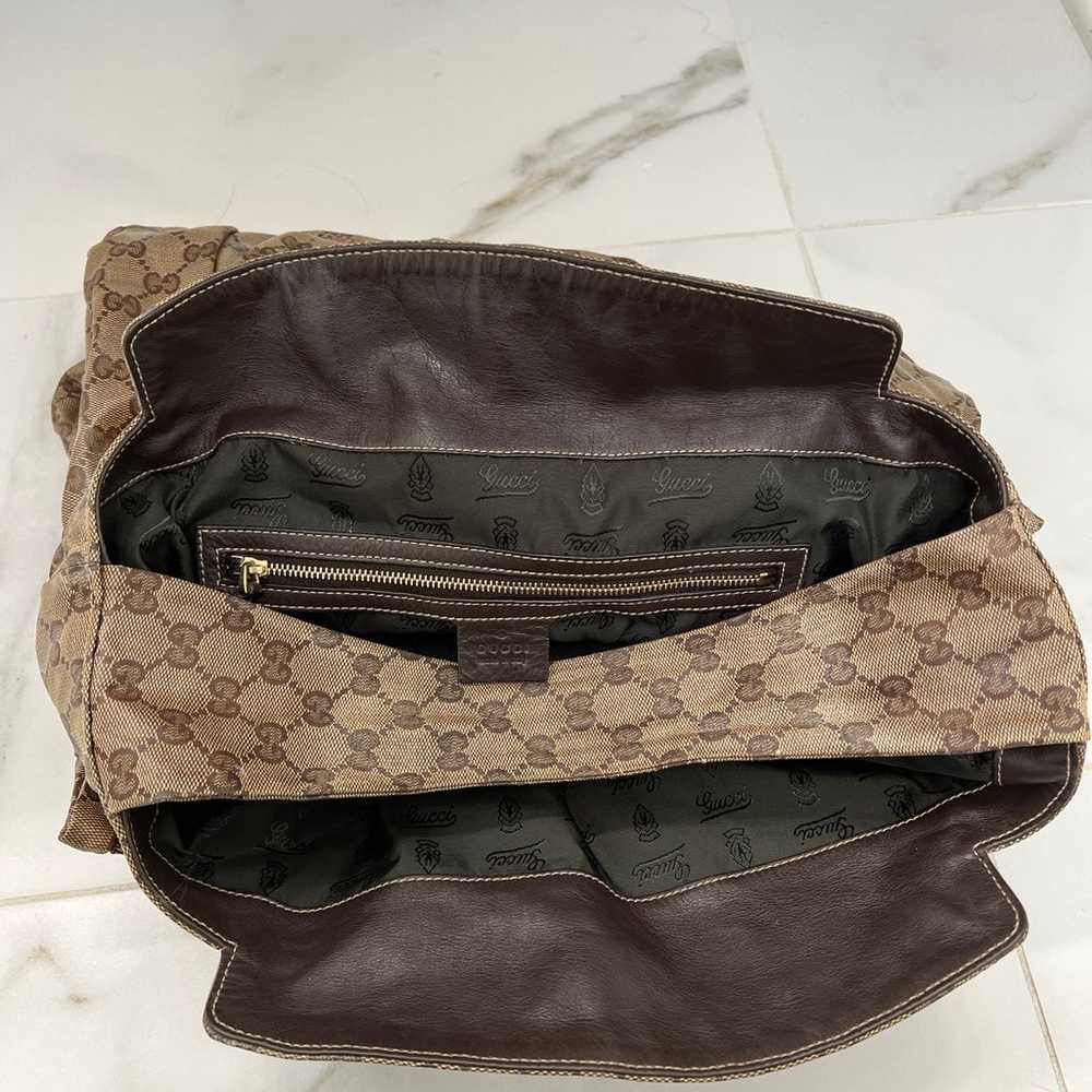 Gucci GG Crystal Canvas Handbag - image 5