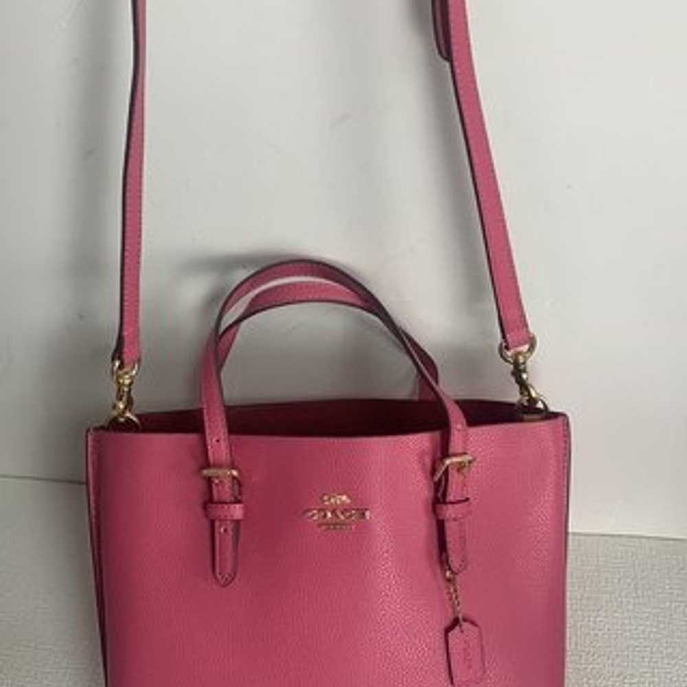 COACH Mollie Tote Bag 25 Red - image 2