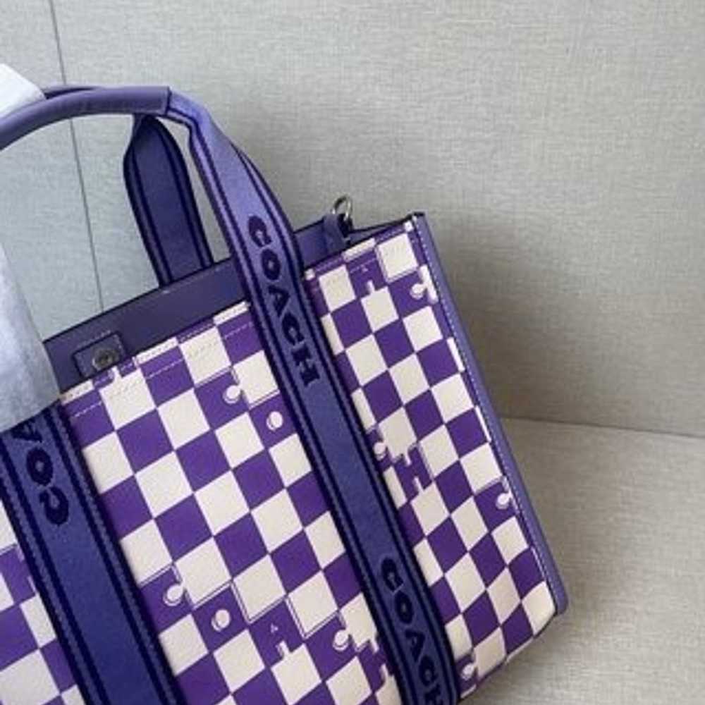 COACH Smith Tote Bag With Checkerboard Print - image 6