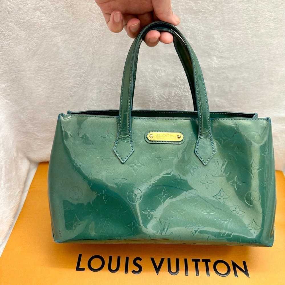 Authentic Louis Vuitton Whilshire Vernis Small ha… - image 12