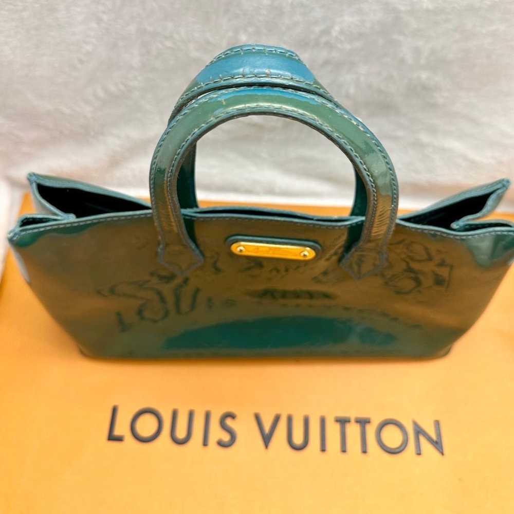 Authentic Louis Vuitton Whilshire Vernis Small ha… - image 2