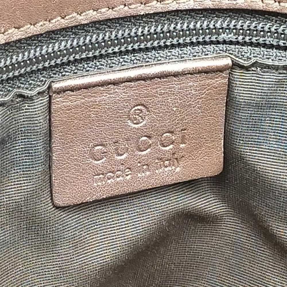 Gucci Guccissima Brown Canvas Tote Bag pre owned - image 7