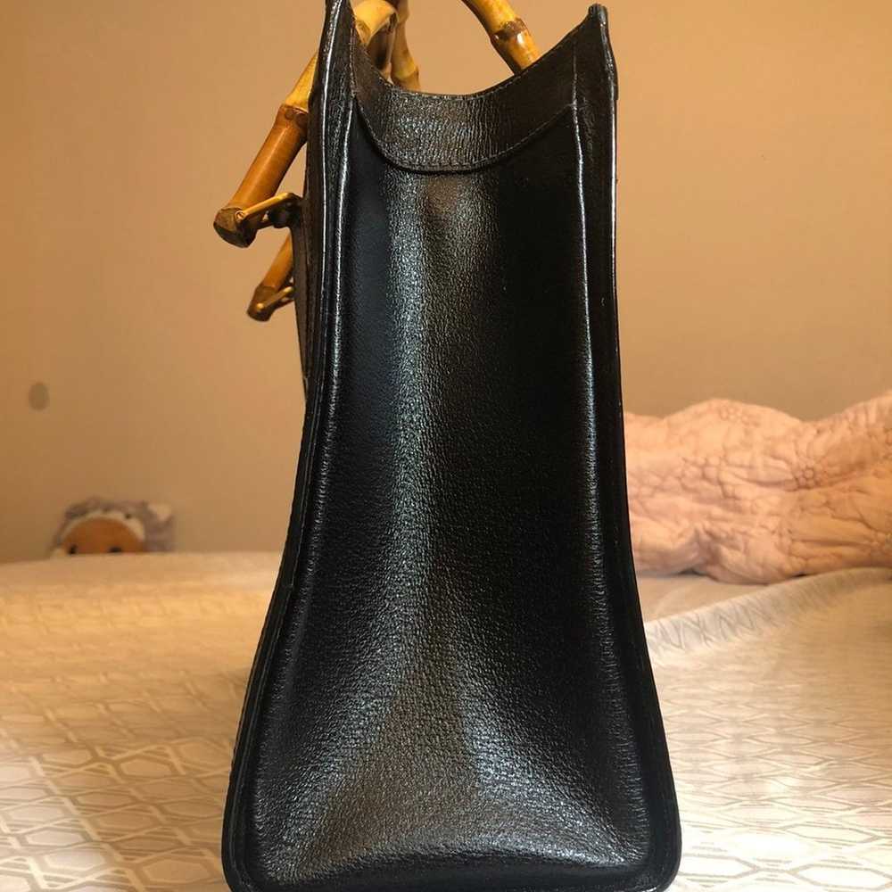 Authentic Vintage Gucci Diana Bamboo Tote - image 5