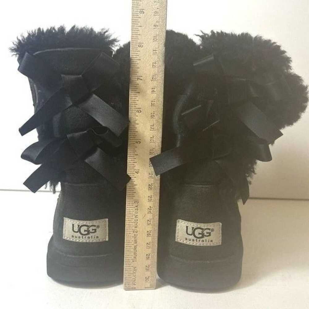 Ugg Australia Boots Black Suede Women 5 Sheepskin… - image 8